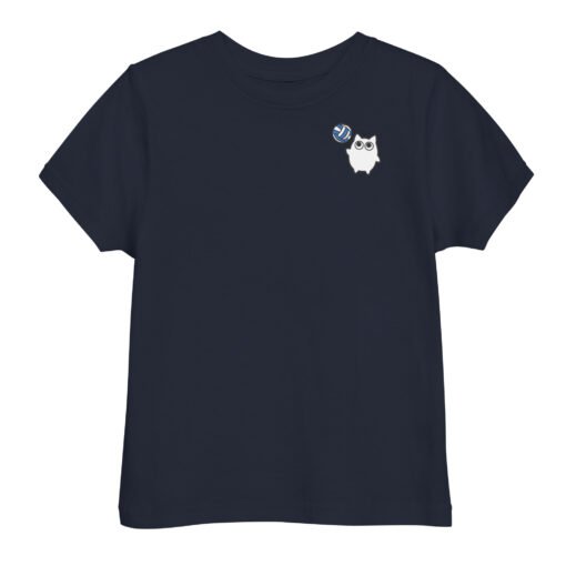 Toddler jersey t-shirt Little Ghost Volleyball - Image 3