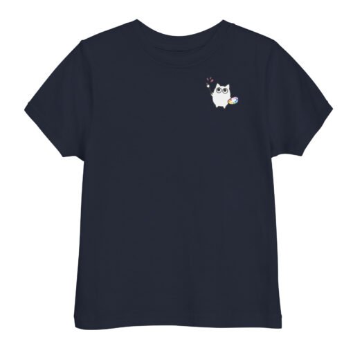 Toddler jersey t-shirt Little Ghost Painting - Image 3