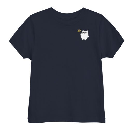 Toddler jersey t-shirt Little Ghost Flower - Image 3