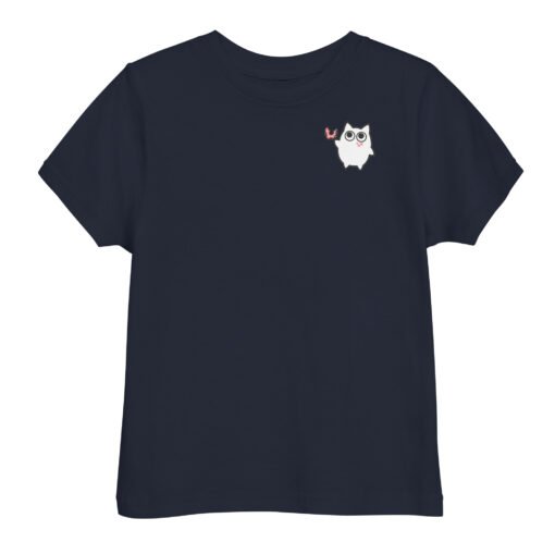 Toddler jersey t-shirt Little Ghost Donuts - Image 3