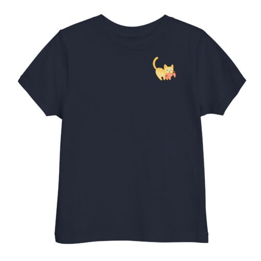 Toddler jersey t-shirt Orange Cat Fish - Image 3