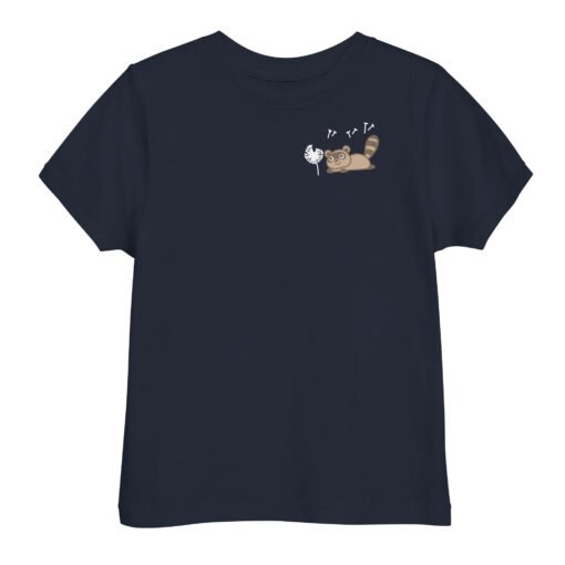 Toddler jersey t-shirt Raccoon Dandelion - Image 3