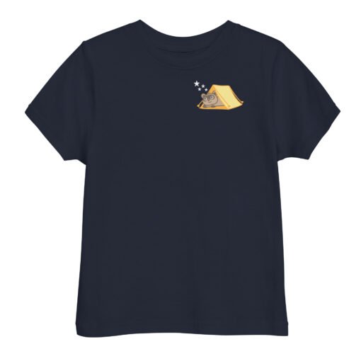 Toddler jersey t-shirt Raccoon Camping - Image 3