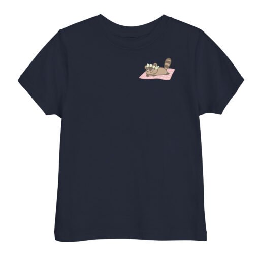 Toddler jersey t-shirt Raccoon Picnic - Image 3