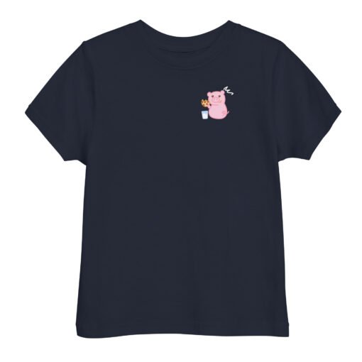 Toddler jersey t-shirt Hungry Pig Cookies - Image 3