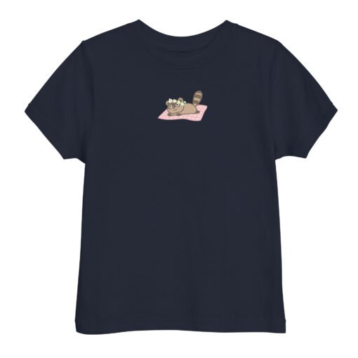 Toddler jersey t-shirt Raccoon Picnic - Image 3