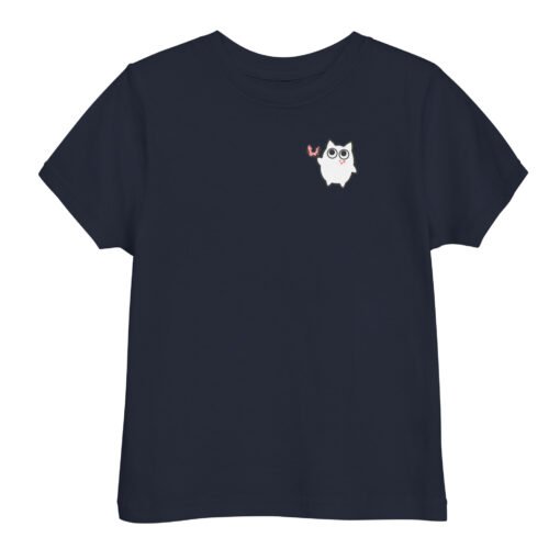 Toddler jersey t-shirt Little Ghost Donuts - Image 3