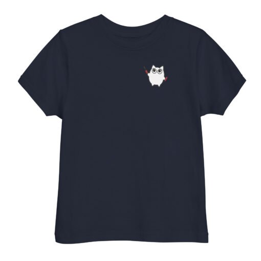 Toddler jersey t-shirt Little Ghost Makeup - Image 3