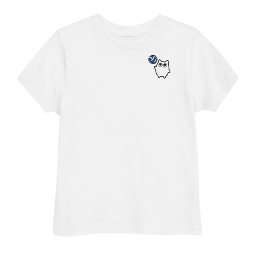 Toddler jersey t-shirt Little Ghost Volleyball