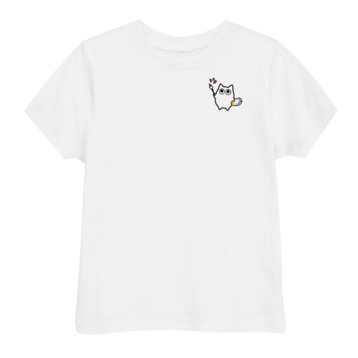 Toddler jersey t-shirt Little Ghost Painting