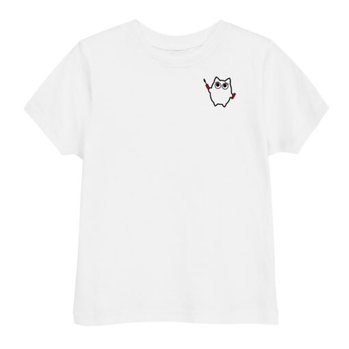 Toddler jersey t-shirt Little Ghost Makeup
