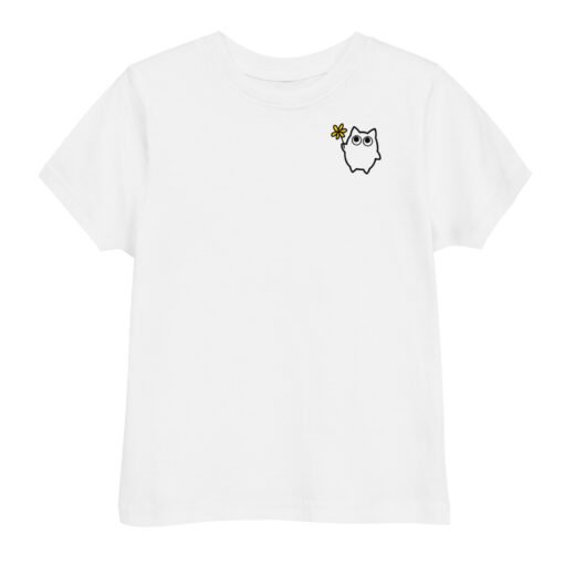 Toddler jersey t-shirt Little Ghost Flower