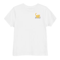 Toddler jersey t-shirt Orange Cat Outdoor
