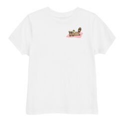 Toddler jersey t-shirt Raccoon Picnic