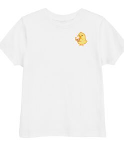 Toddler jersey t-shirt Baby Chick Coffee