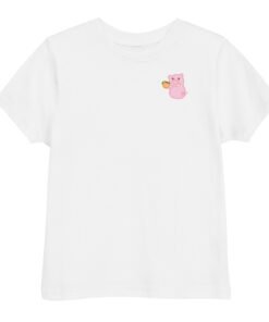Toddler jersey t-shirt Hungry Pig Hamburger