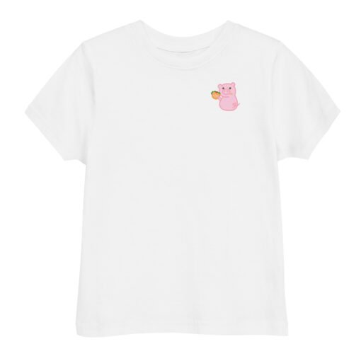 Toddler jersey t-shirt Hungry Pig Hamburger