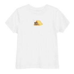 Toddler jersey t-shirt Raccoon Camping