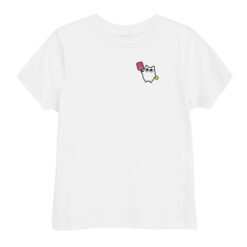 Toddler jersey t-shirt Little Ghost Pickleball