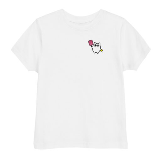 Toddler jersey t-shirt Little Ghost Pickleball