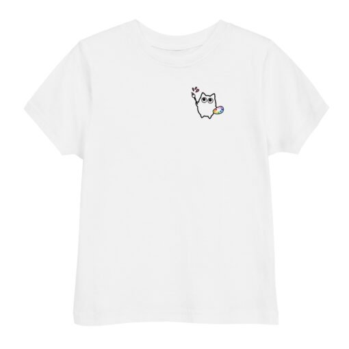 Toddler jersey t-shirt Little Ghost Painting