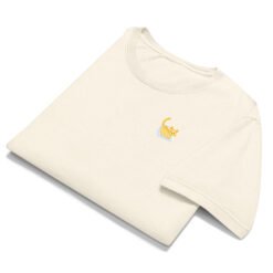 Unisex oversized t-shirt Orange Cat Laptop