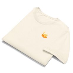 Unisex oversized t-shirt Orange Cat Orange Peel