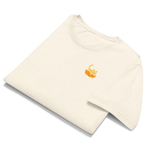 Unisex oversized t-shirt Orange Cat Orange Peel