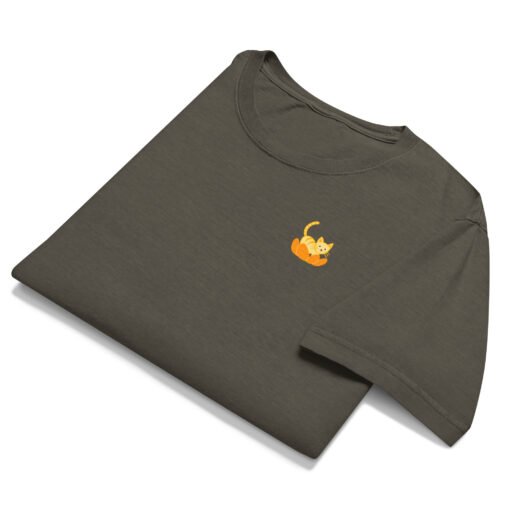 Unisex oversized t-shirt Orange Cat Orange Peel - Image 4