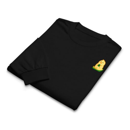 Premium heavyweight long sleeve shirt Baby Chick Green Tea - Image 2