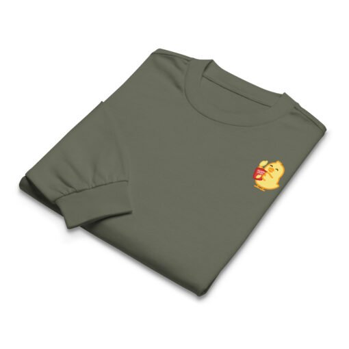 Premium heavyweight long sleeve shirt Baby Chick Chips - Image 5