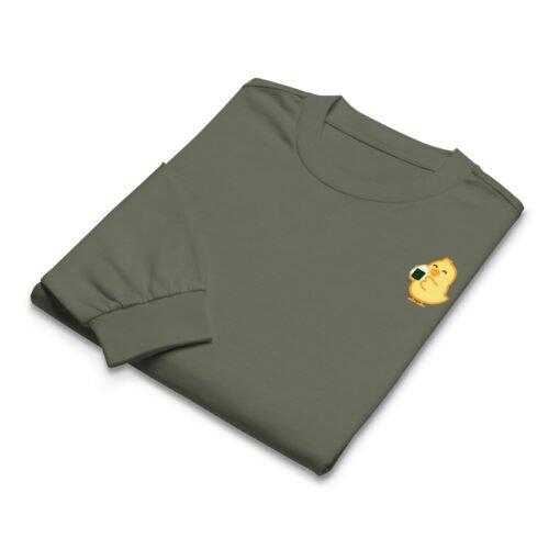 Premium heavyweight long sleeve shirt Baby Chick Onigiri - Image 5