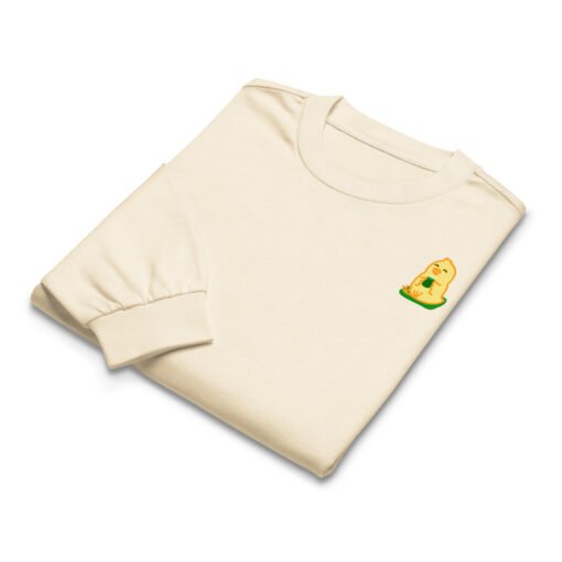 Premium heavyweight long sleeve shirt Baby Chick Green Tea