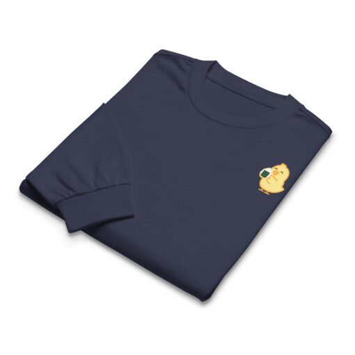 Premium heavyweight long sleeve shirt Baby Chick Onigiri - Image 3