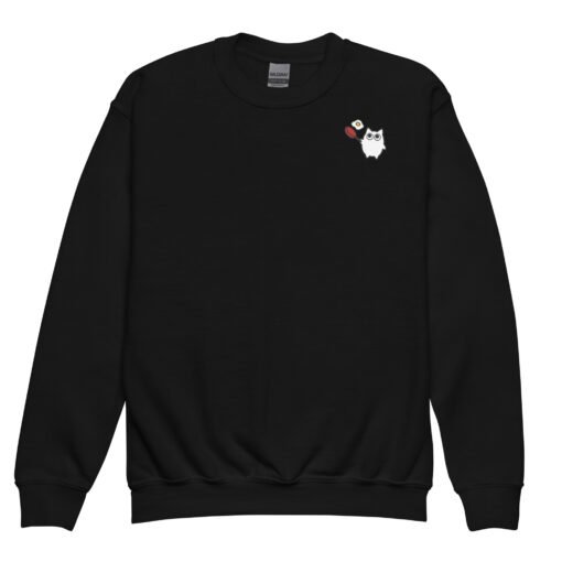 Youth crewneck sweatshirt Little Ghost Cooking - Image 2