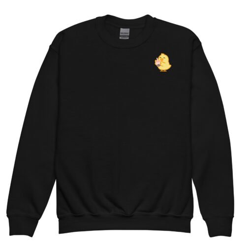 Youth crewneck sweatshirt Baby Chick Boba - Image 2