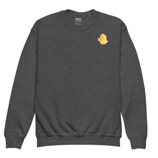 Youth crewneck sweatshirt Baby Chick Lipgloss - Image 5