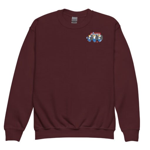 Youth crewneck sweatshirt Penguin Team Hockey - Image 4