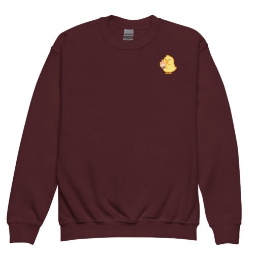 Youth crewneck sweatshirt Baby Chick Boba - Image 4