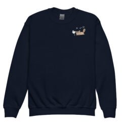Youth crewneck sweatshirt Raccoon Dandelion