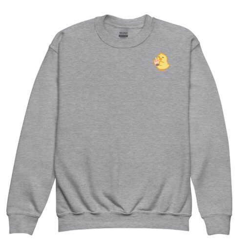 Youth crewneck sweatshirt Baby Chick Boba - Image 6