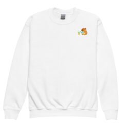 Youth crewneck sweatshirt Gardening Capybara