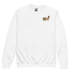Youth crewneck sweatshirt Raccoon