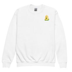 Youth crewneck sweatshirt Baby Chick Green Tea