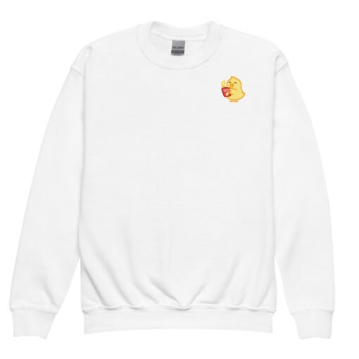 Youth crewneck sweatshirt Baby Chick Potato Chips