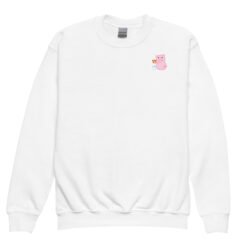 Youth crewneck sweatshirt Hungry Pig Cookie