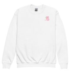 Youth crewneck sweatshirt Hungry Pig Icecream
