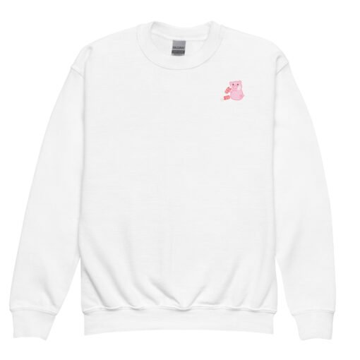 Youth crewneck sweatshirt Hungry Pig Whip Cream