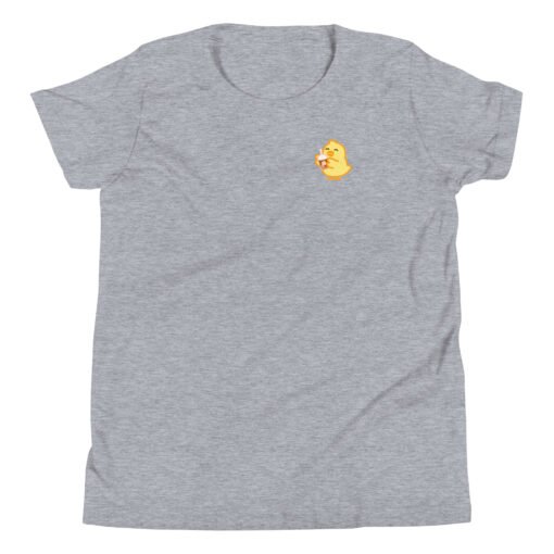 Youth Short Sleeve T-Shirt Baby Chick Coffee - Image 7