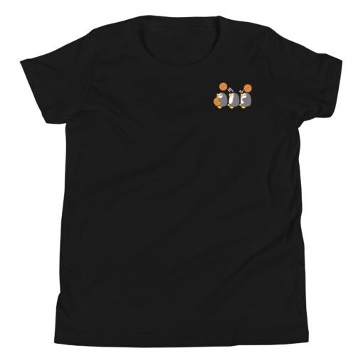 Youth Short Sleeve T-Shirt Penguin Team Basketball - Image 2